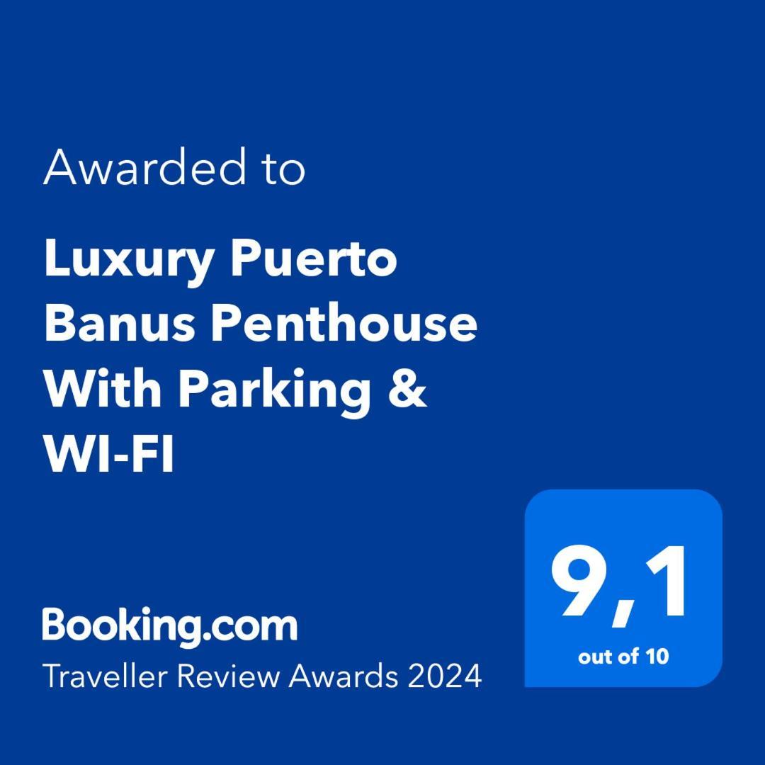 Luxury Puerto Banus Penthouse With Parking & Wi-Fi Marbella Exterior foto